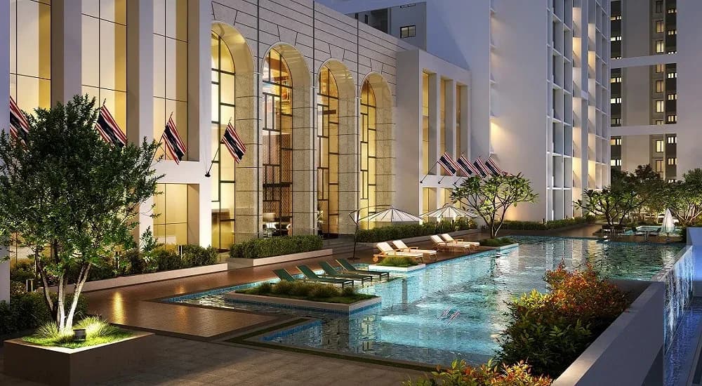 Sobha Manhattan Towers-Town Park: Astoria Pool swimming facility (artist’s impression)