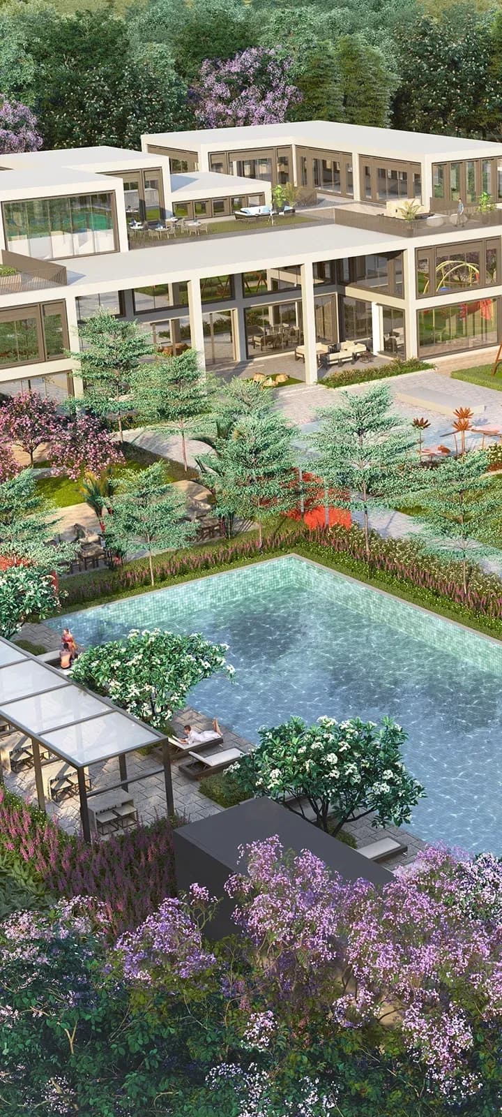 Godrej Ananda: Godrej Ananda residential tower exterior view (artist’s impression)