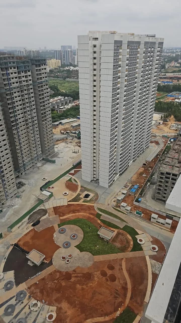Adarsh Park Heights: Site photo filed with Karnataka RERA