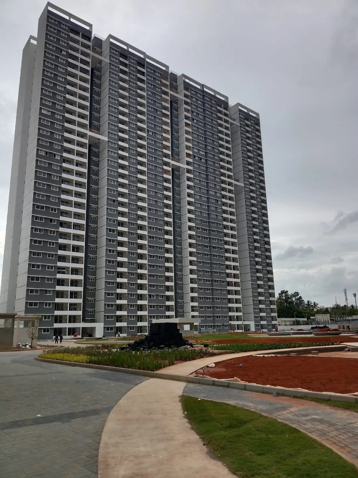 Adarsh Park Heights: Site photo filed with Karnataka RERA