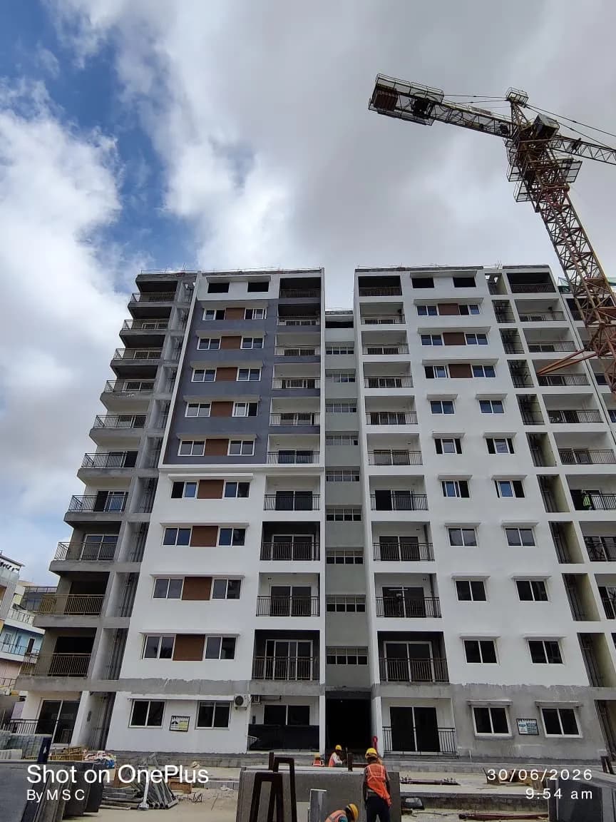 Adarsh Crest Phase 1: Site photo filed with Karnataka RERA