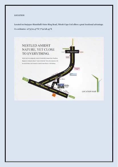 DNR Arista: BROCHURE, page 3 (filed with Karnataka RERA)