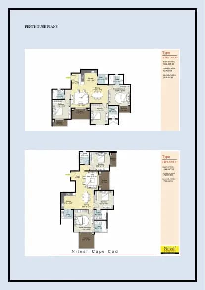 DNR Arista: BROCHURE, page 7 (filed with Karnataka RERA)
