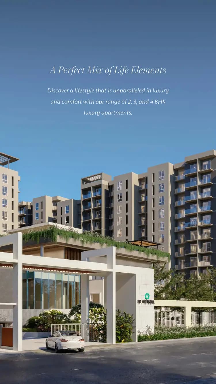 DNR Arista: Brochure - DNR Arista P2, page 3 (filed with Karnataka RERA)
