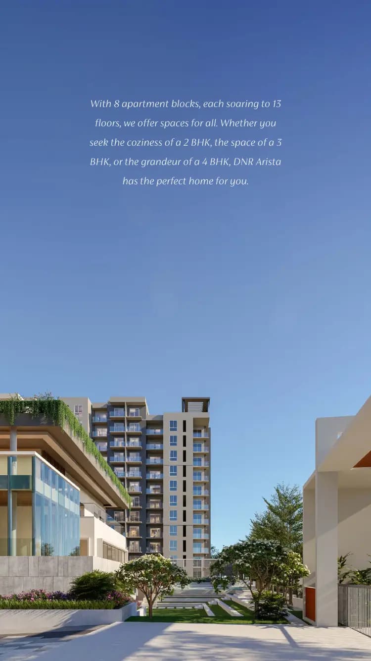 DNR Arista: Brochure - DNR Arista P2, page 4 (filed with Karnataka RERA)