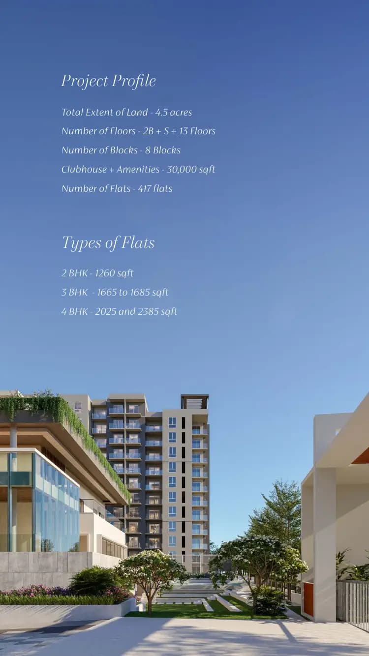 DNR Arista: Brochure - DNR Arista P2, page 5 (filed with Karnataka RERA)