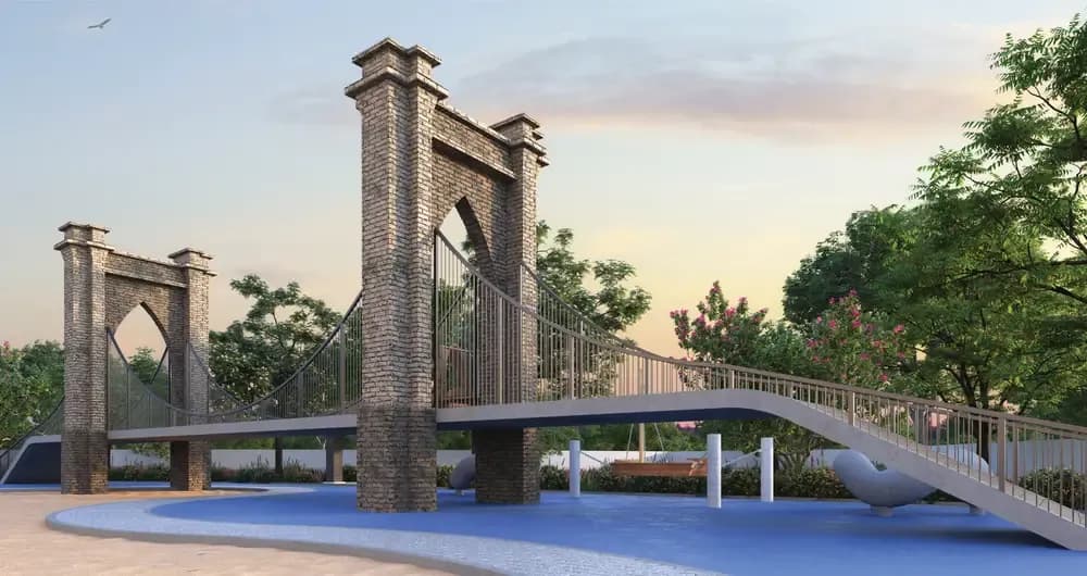 Sobha Brooklyn Towers - Town Park: Brooklyn Bridge kids play area (artist’s impression)