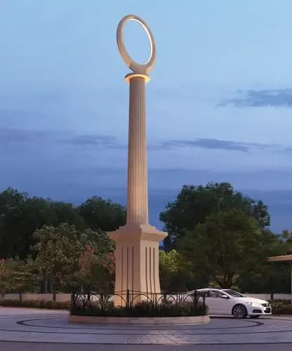 Sobha Brooklyn Towers - Town Park: The Roundabout entry and exit gate (artist’s impression)