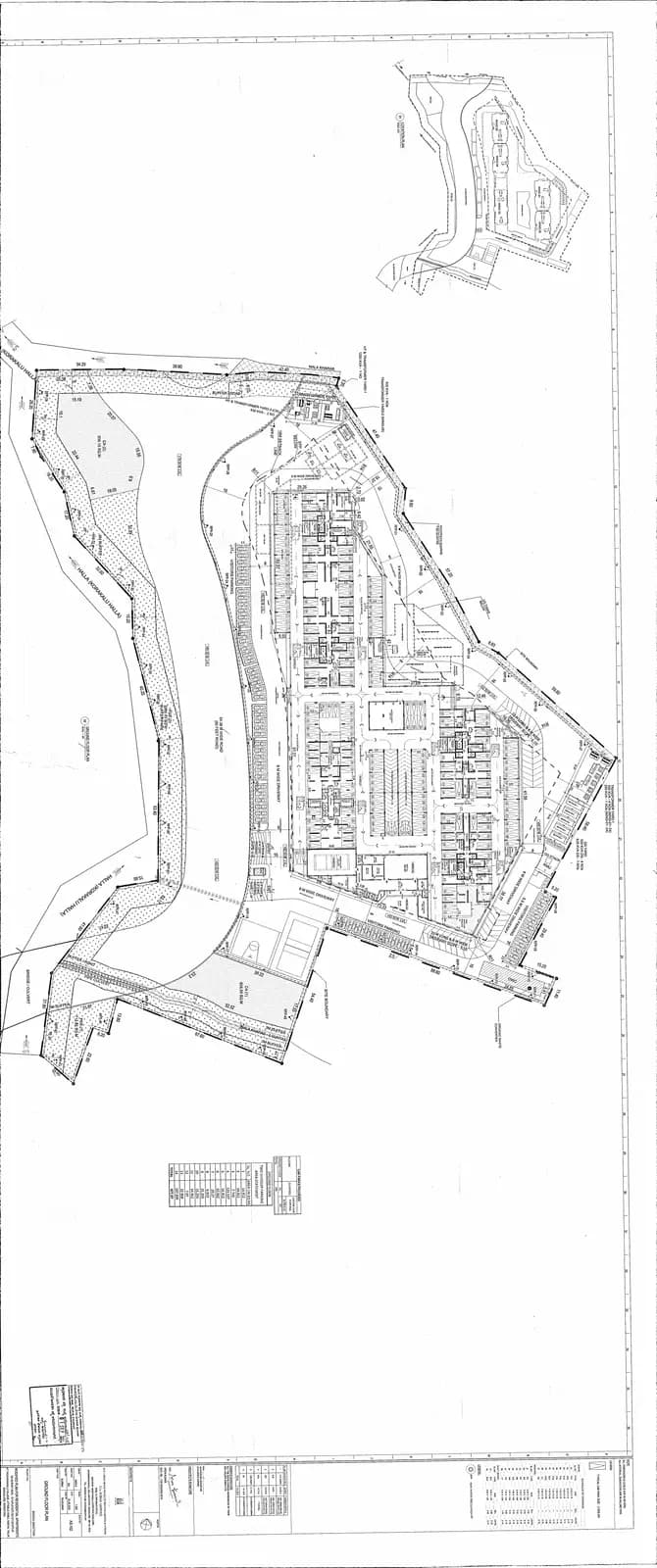 Sobha Brooklyn Towers - Town Park: Approved Building/Plotting Plan, page 1 (filed with Karnataka RERA)