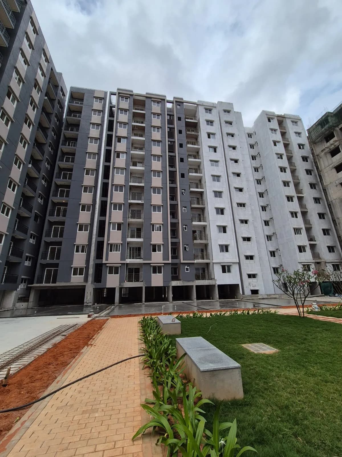 Aeropolis, a project of Sattva Group: Site photo filed with Karnataka RERA