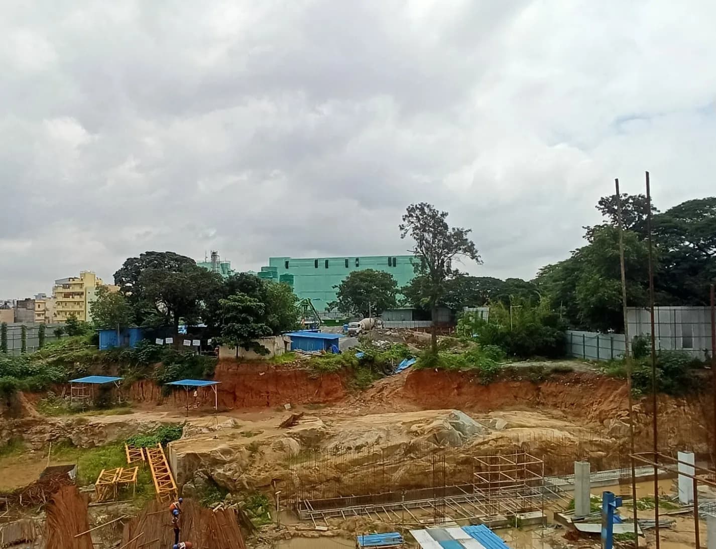 Parkwest - Cedar - Tower 8: Site photo filed with Karnataka RERA