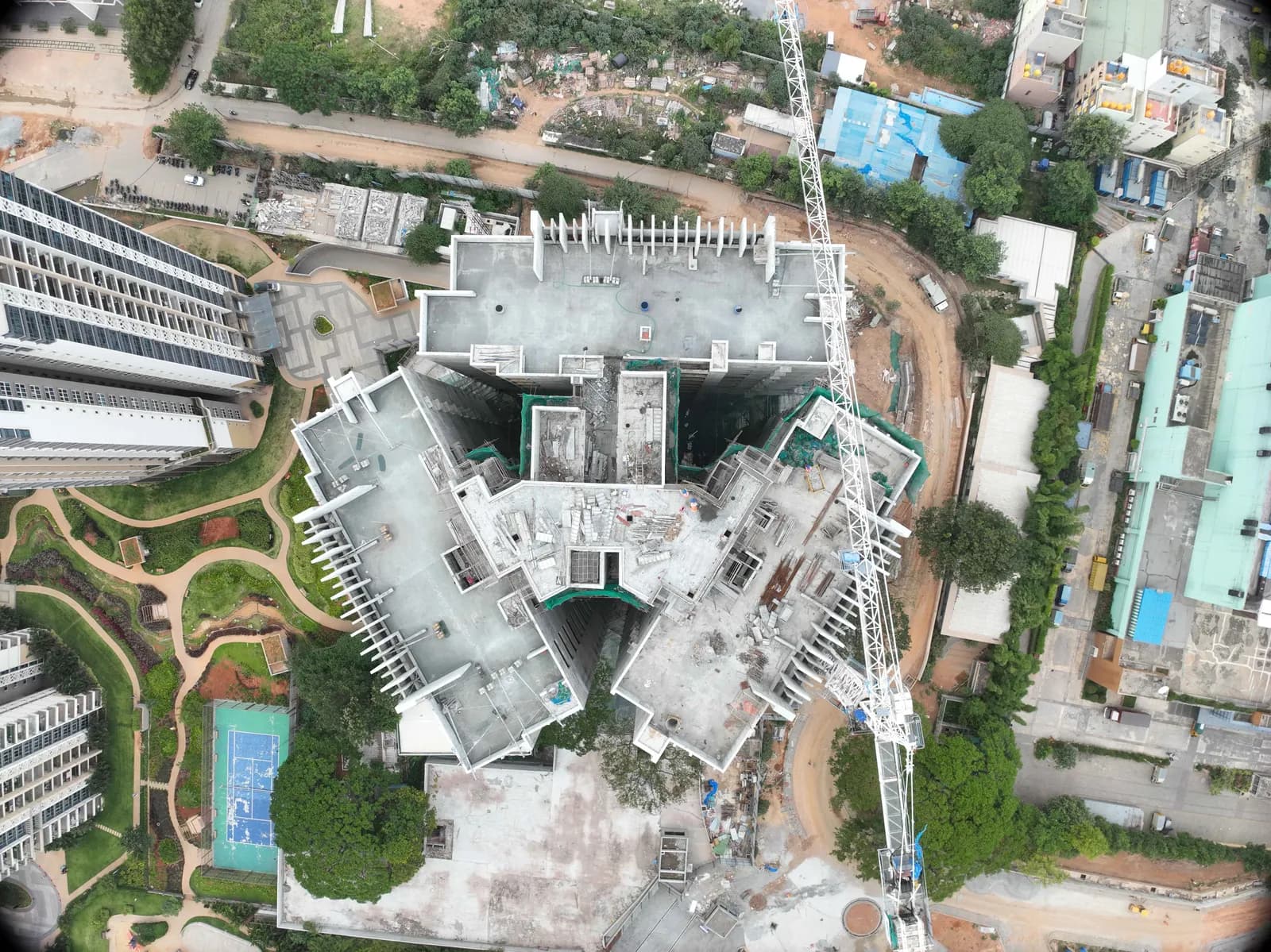 Parkwest - Cedar - Tower 8: Site photo filed with Karnataka RERA