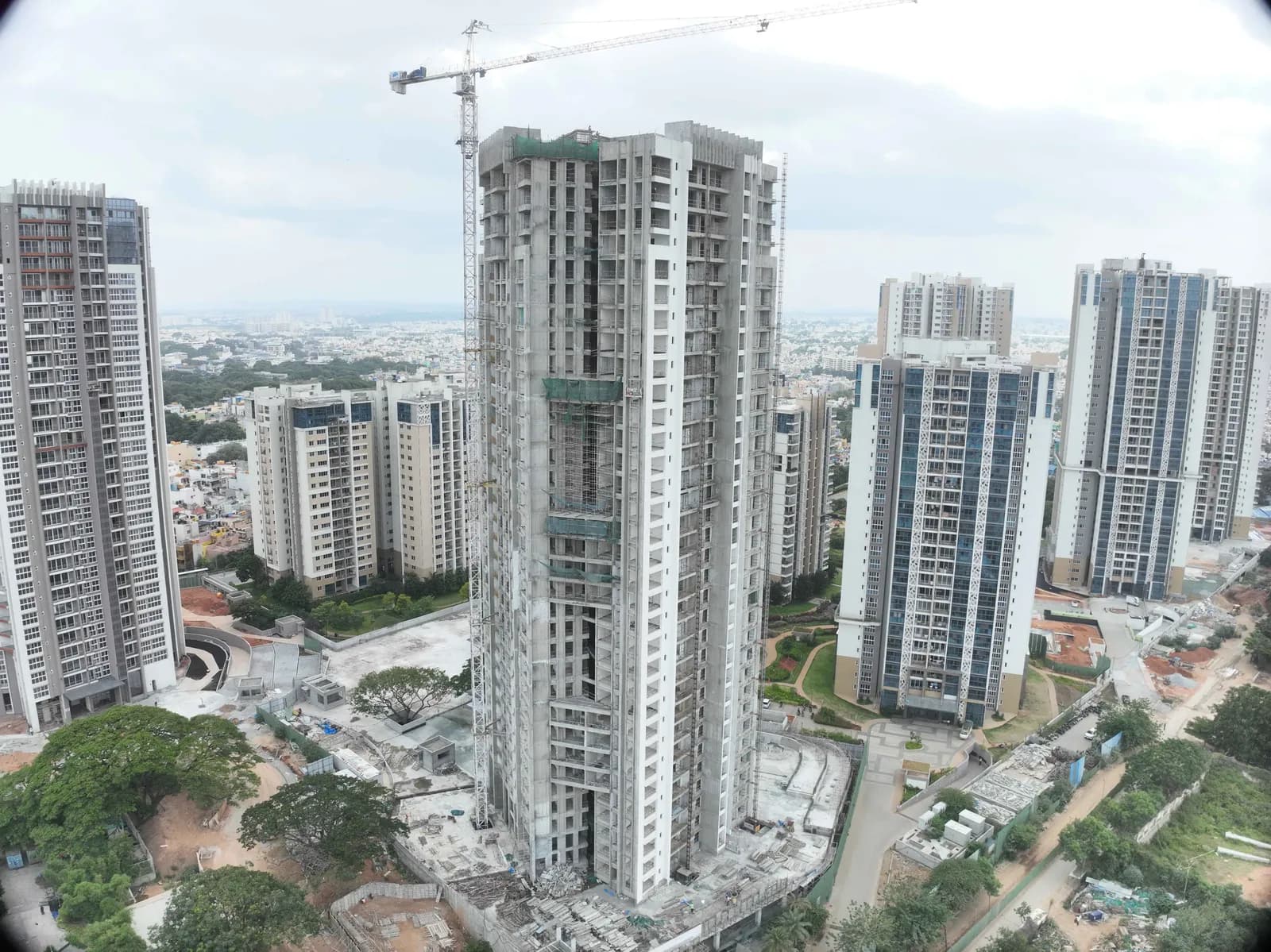 Parkwest - Cedar - Tower 8: Site photo filed with Karnataka RERA