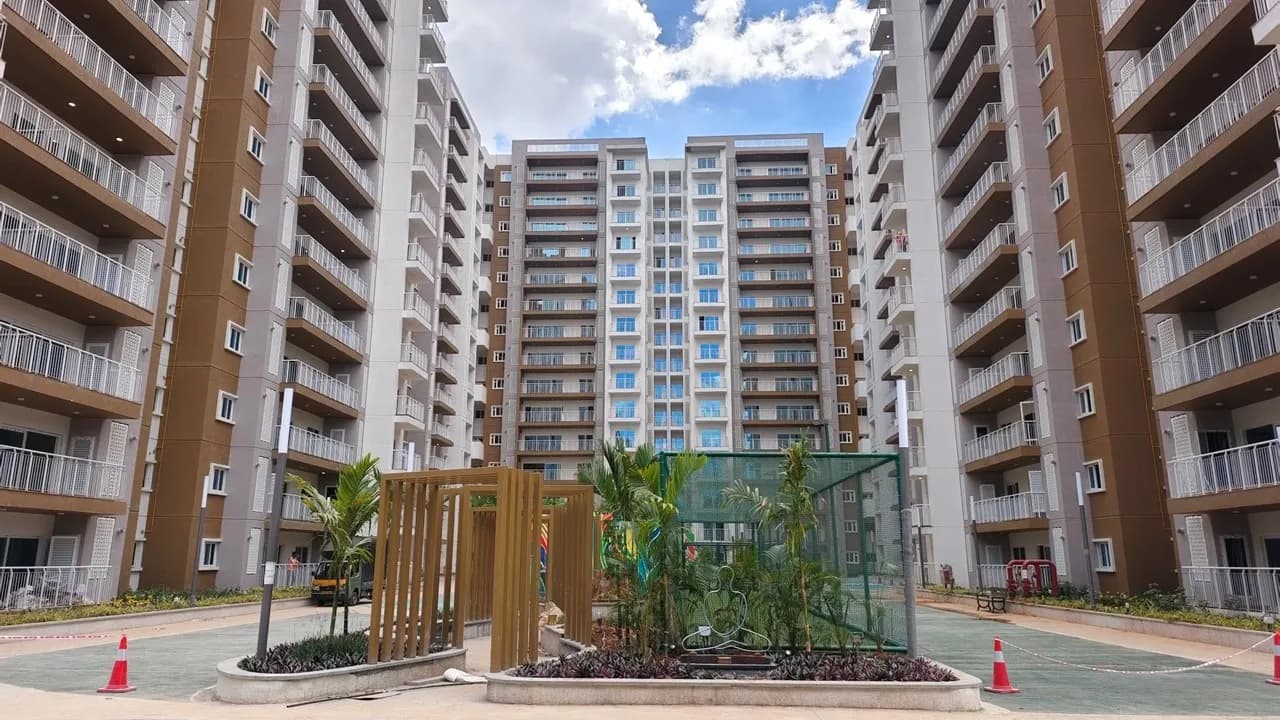 Olivia At Raintree Boulevard Cluster 7: Site photo filed with Karnataka RERA