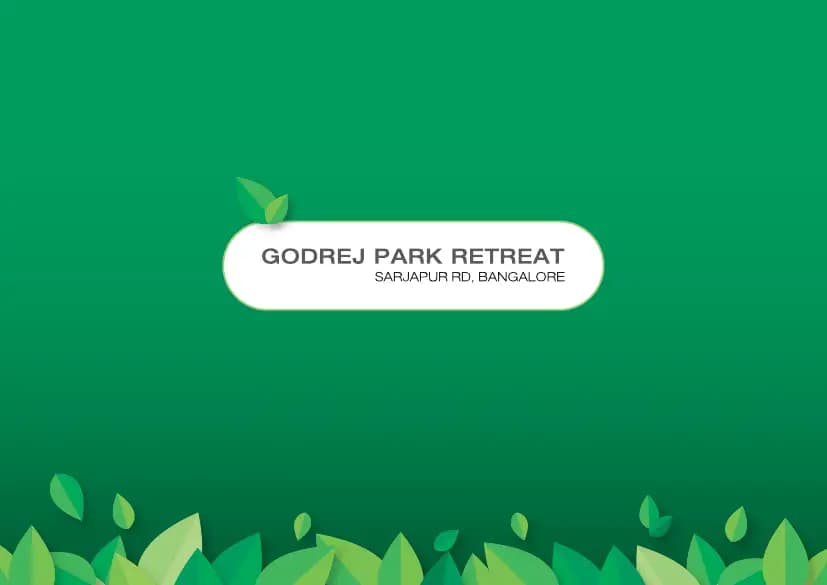 Godrej Park Retreat: Brochure, page 1 (filed with Karnataka RERA)