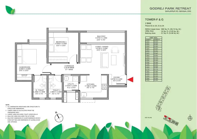 Godrej Park Retreat: Brochure, page 8 (filed with Karnataka RERA)