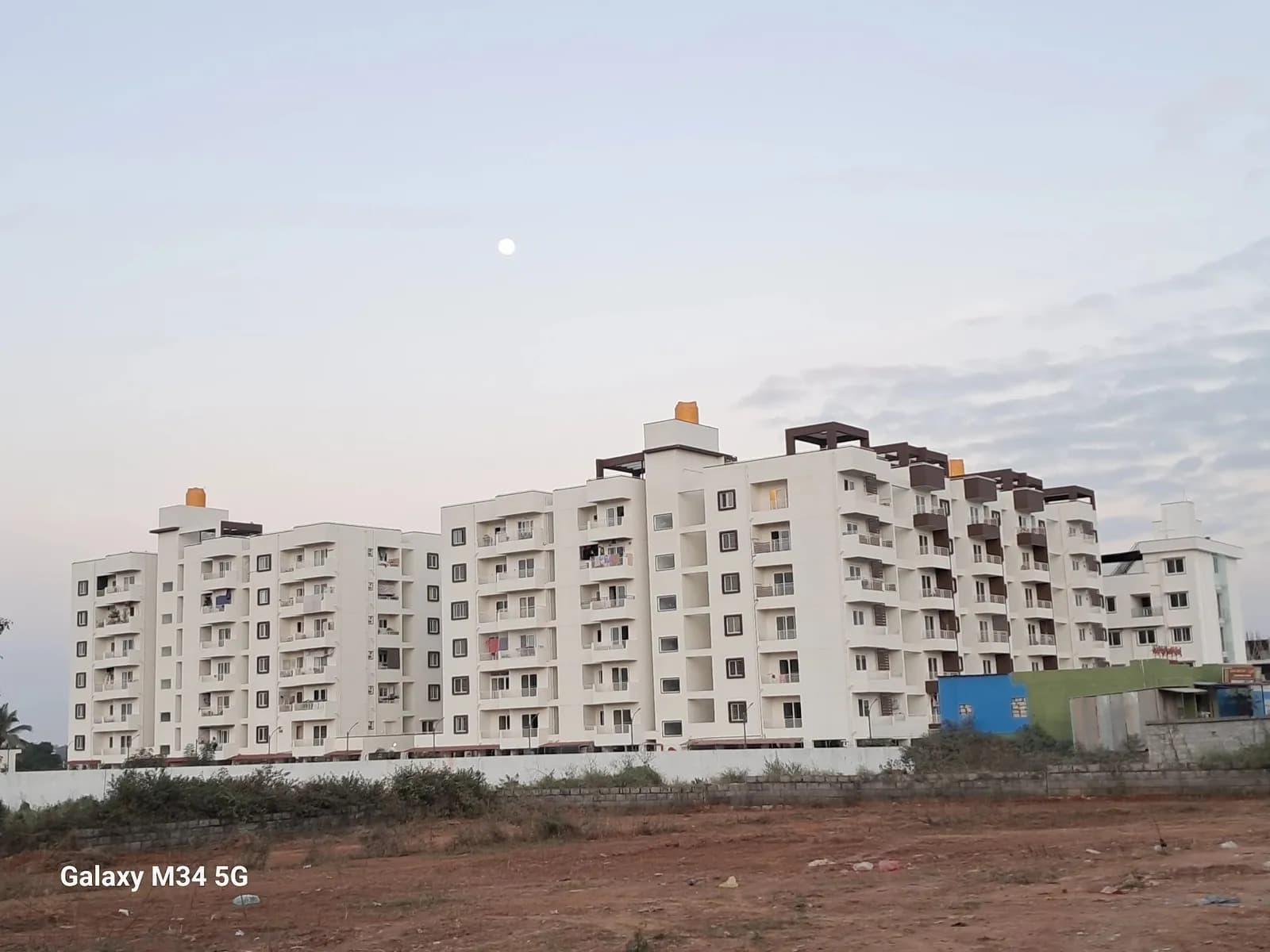 Evershine NORTHEAST Apartments: Site photo filed with Karnataka RERA