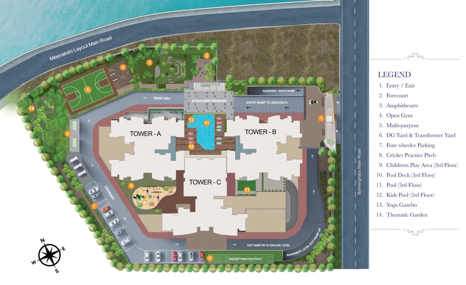 Aqua Vista: Master Plan overview (artist’s impression)