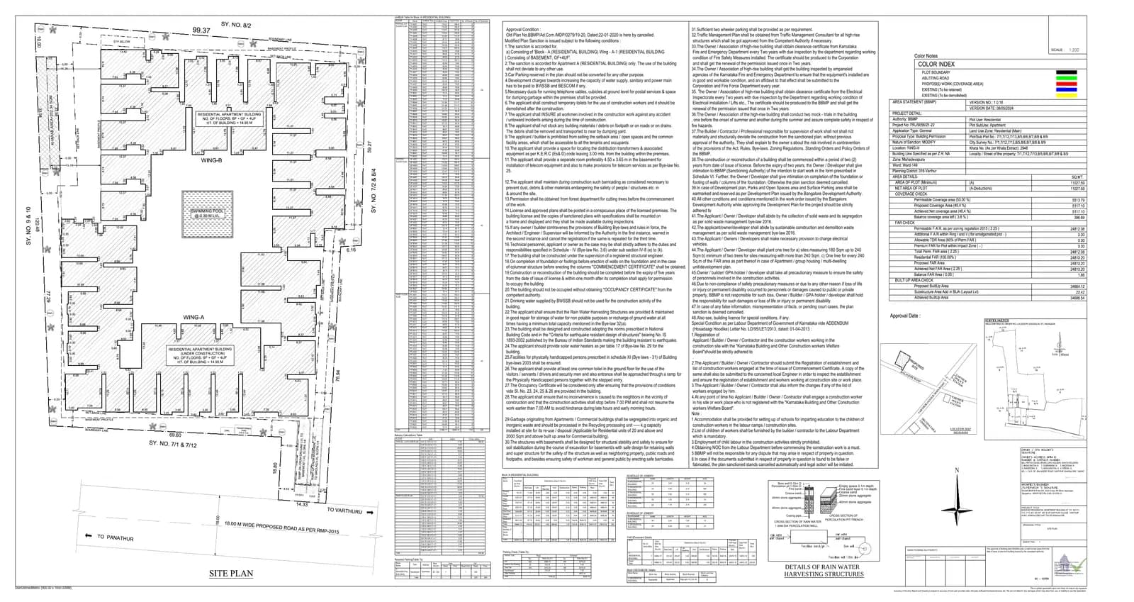Desire Tree: Full Plan.pdf, page 1 (filed with Karnataka RERA)