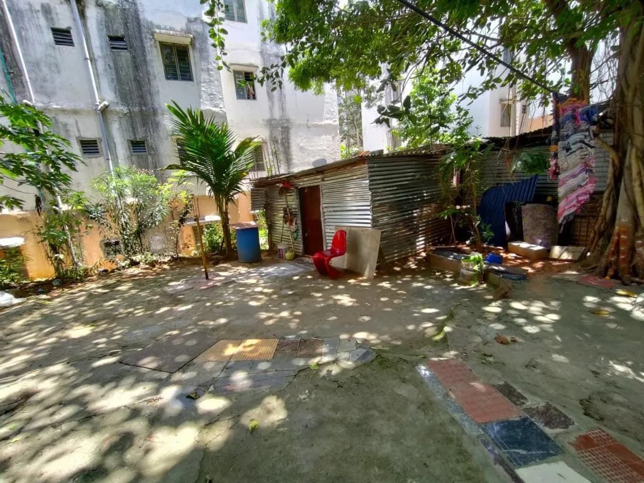 Constrution of 500 Houses in Basvangudi: Site photo filed with Karnataka RERA