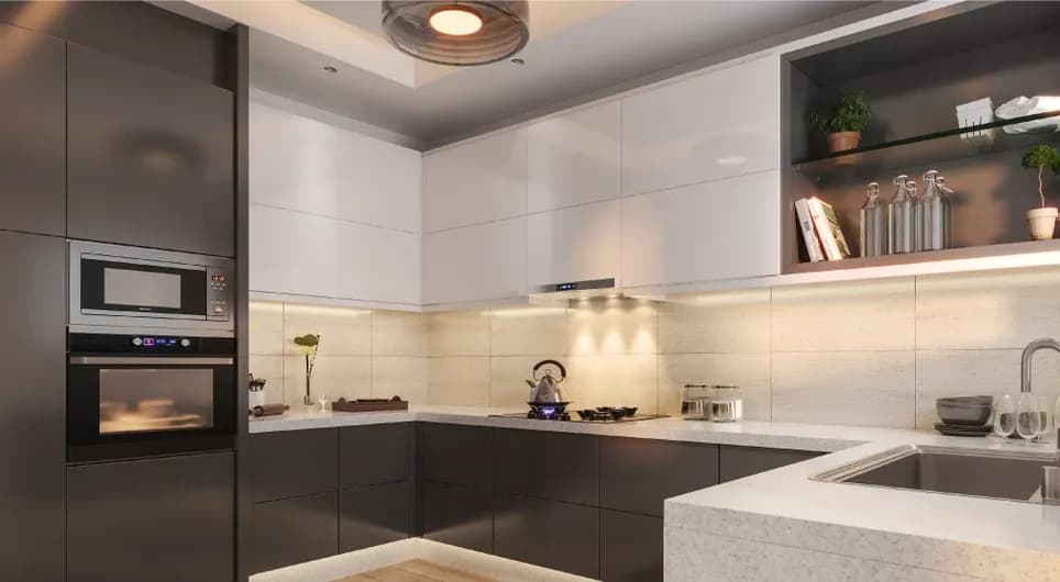 Sobha Sentosa: Kitchen interior (artist’s impression)