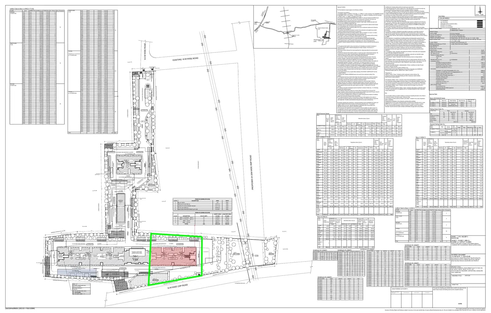 Sobha Sentosa: Demarcation STP site plan along with STP design drawing Phase 2 (filed with Karnataka RERA)