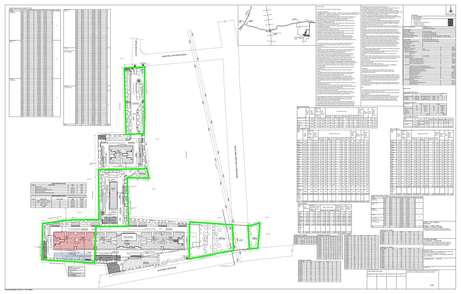 Sobha Sentosa: Demarcation STP site plan along with STP design drawing Phase 4 (filed with Karnataka RERA)