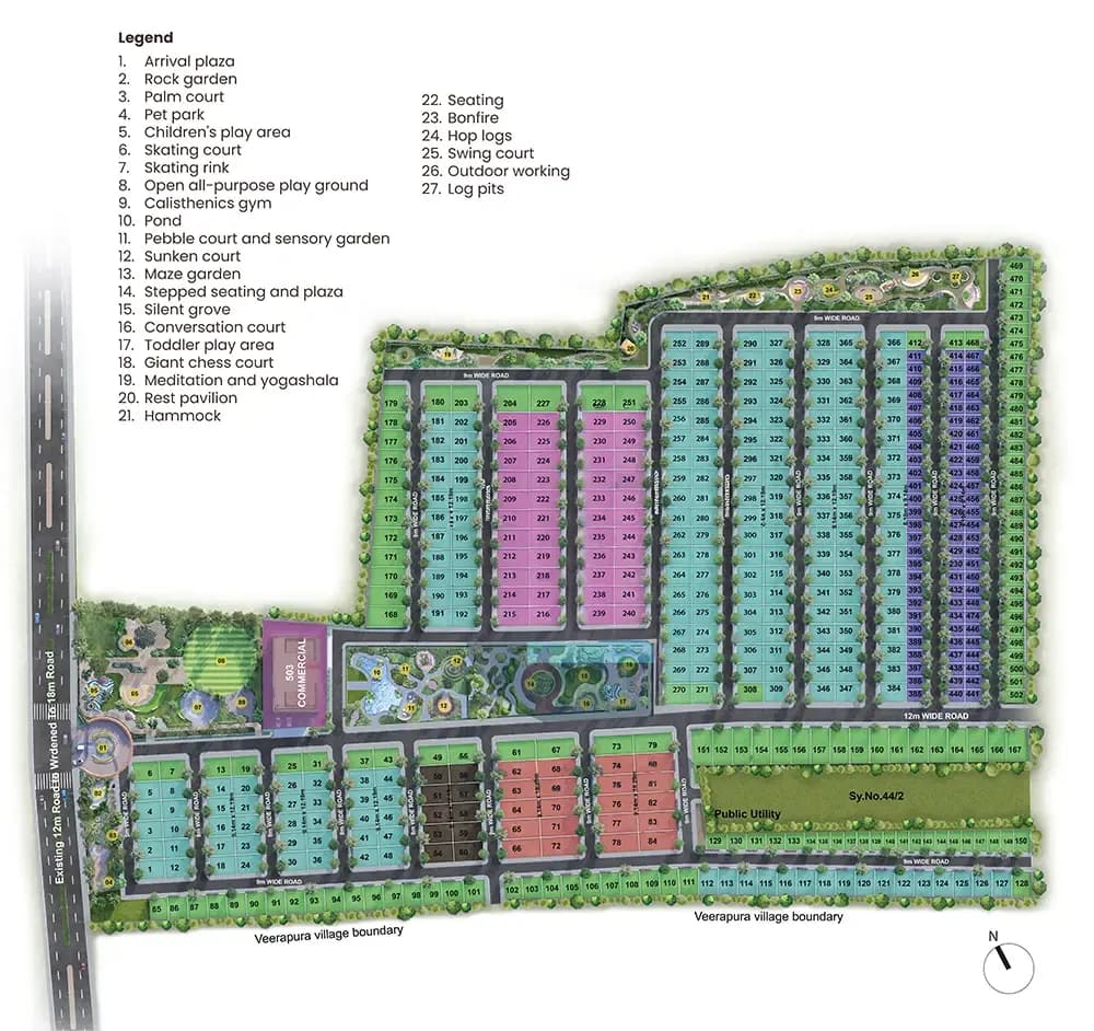 Master plan of Sattva Ekatra (artist’s impression)