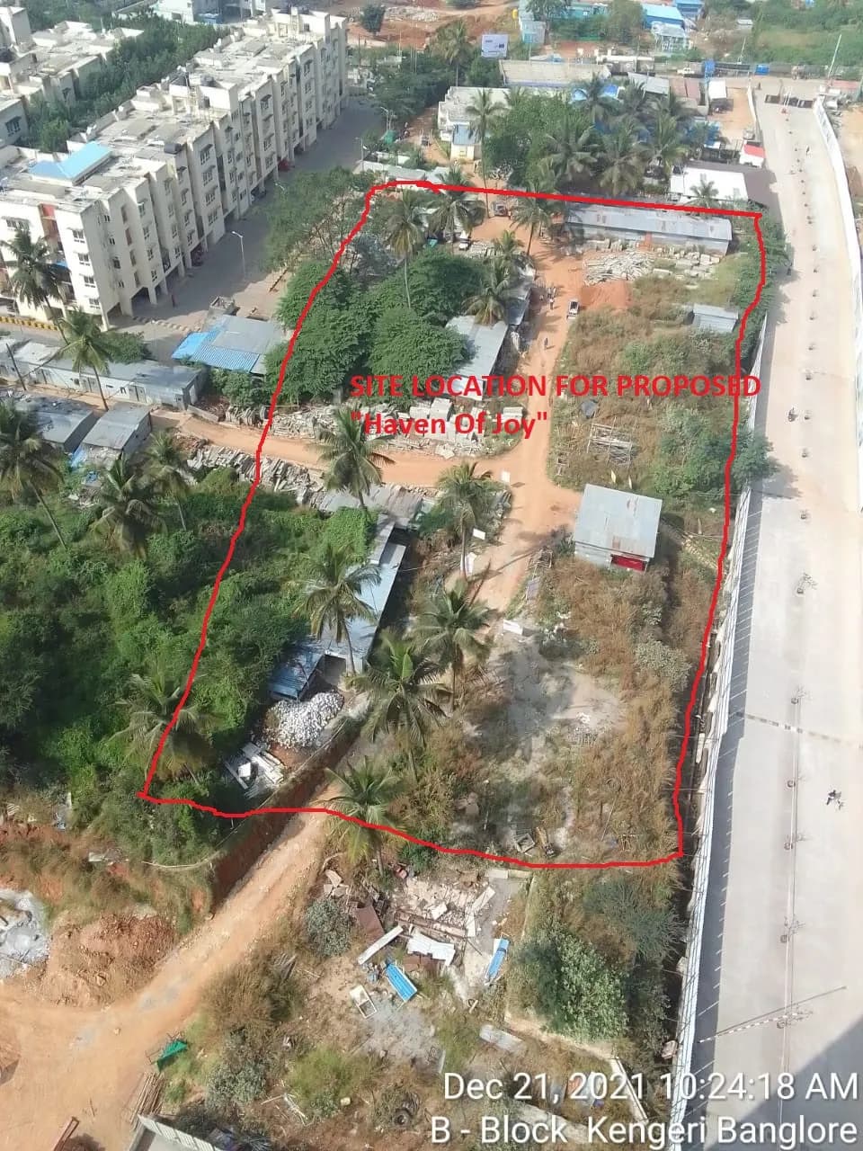 VBHC Haven of Joy: Site photo filed with Karnataka RERA