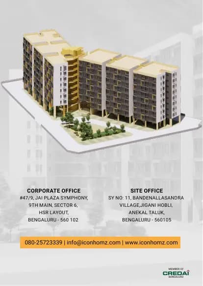 Icon Micasa: Brochure, page 3 (filed with Karnataka RERA)