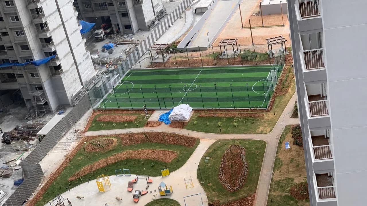 Meridian Park: Site photo filed with Karnataka RERA