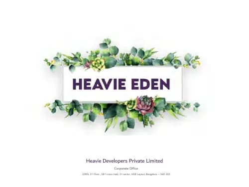 Heavie Eden: Brochure, page 1 (filed with Karnataka RERA)