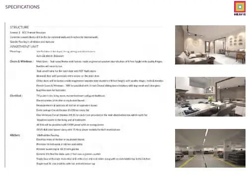 Heavie Eden: Brochure, page 7 (filed with Karnataka RERA)