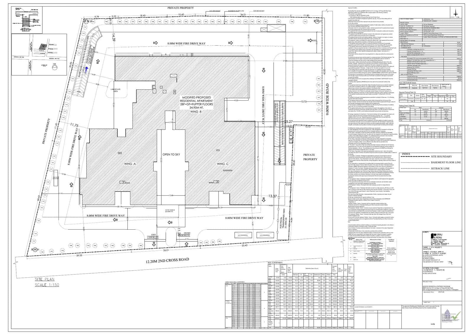 Cornerstone Akhinta Residences: Approved Layout Plan (filed with Karnataka RERA)