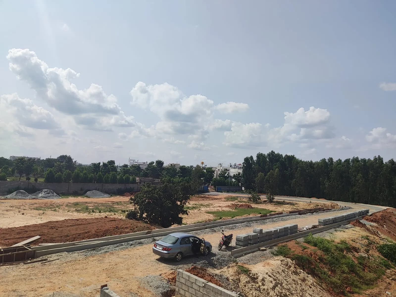 Adarsh Tropica: Site photo filed with Karnataka RERA
