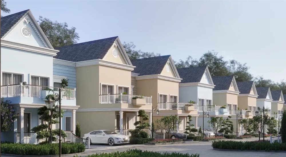 Sobha Victoria park: Row houses exterior view (artist’s impression)