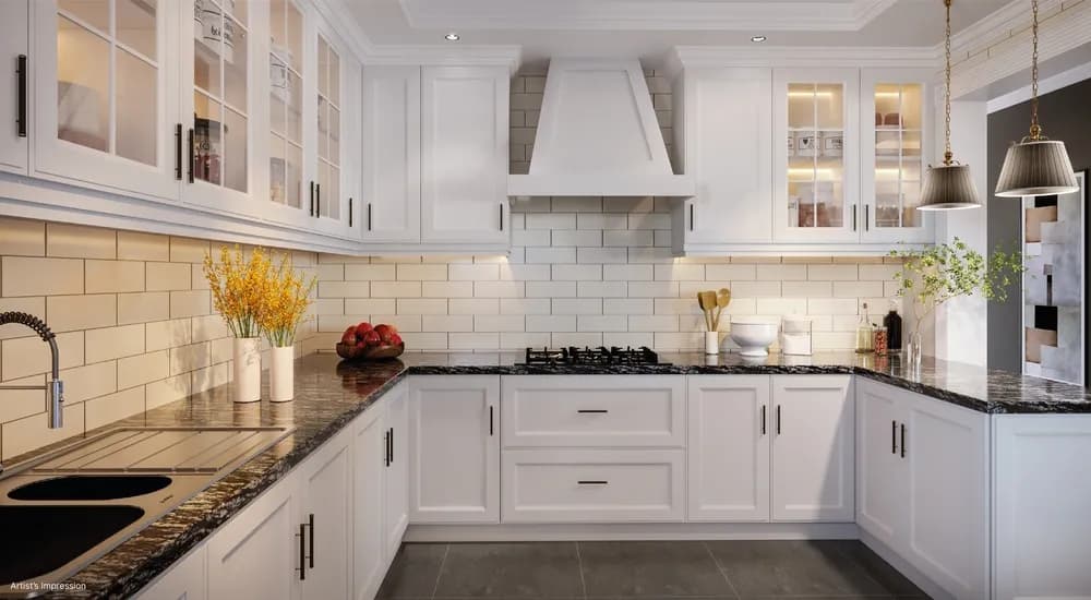 Sobha Royal Crest: Kitchen view at Royal Crest (artist’s impression)