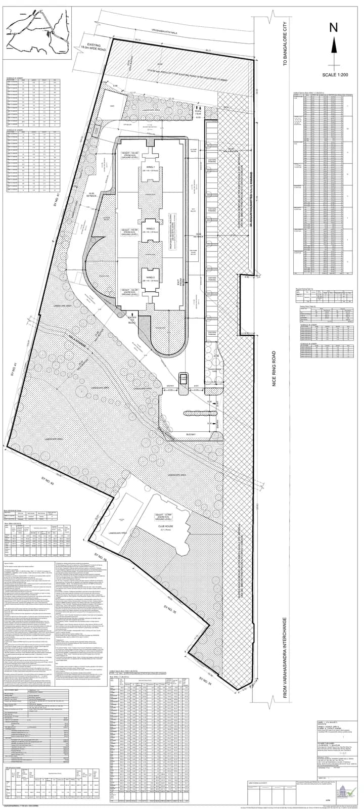 Sobha Royal Crest: Approved Layout Plan (filed with Karnataka RERA)