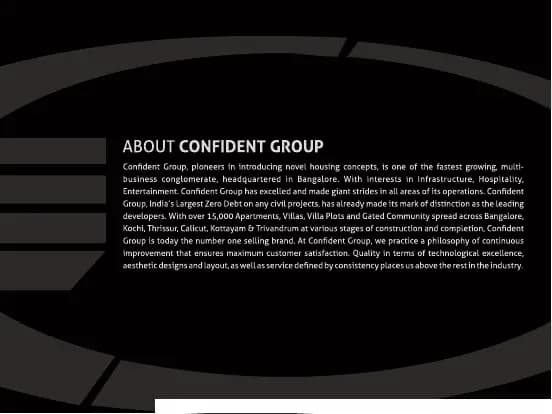 Confident Mayfair: Brochure, page 4 (filed with Karnataka RERA)