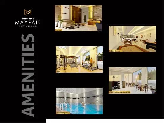 Confident Mayfair: Brochure, page 6 (filed with Karnataka RERA)