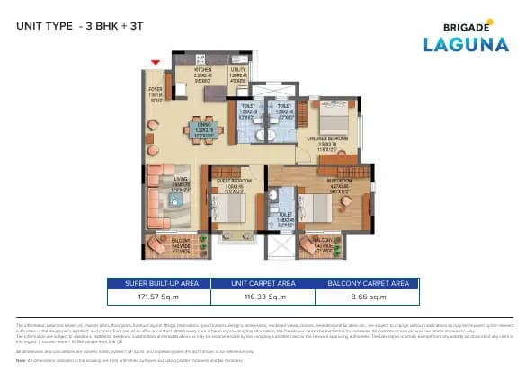 Brigade Laguna: Brochure, page 4 (filed with Karnataka RERA)