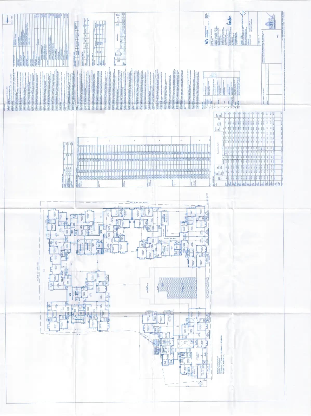 Brigade Laguna: Typical Floor Plan 3rd to 8th1 (filed with Karnataka RERA)