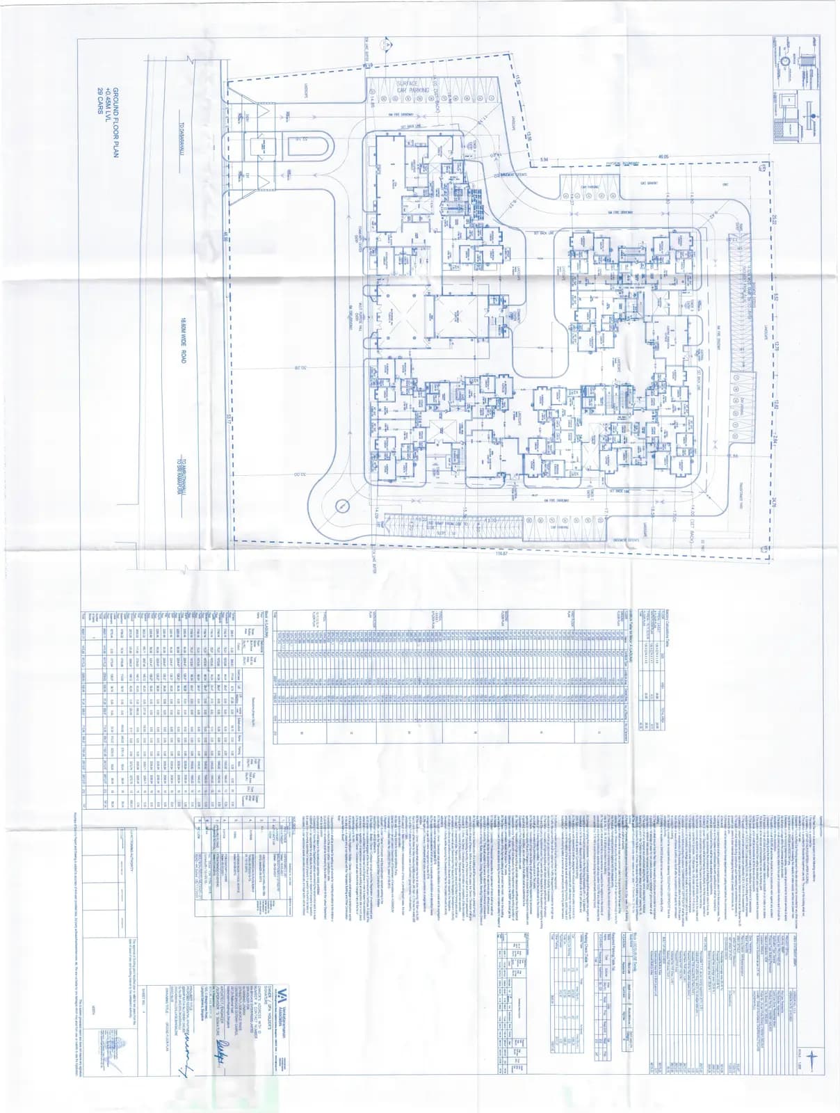 Brigade Laguna: Ground Floor Plan1 (filed with Karnataka RERA)