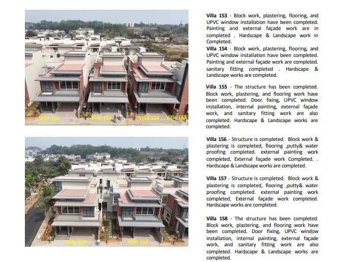 Sound of Water Phase 3: Site photo filed with Karnataka RERA