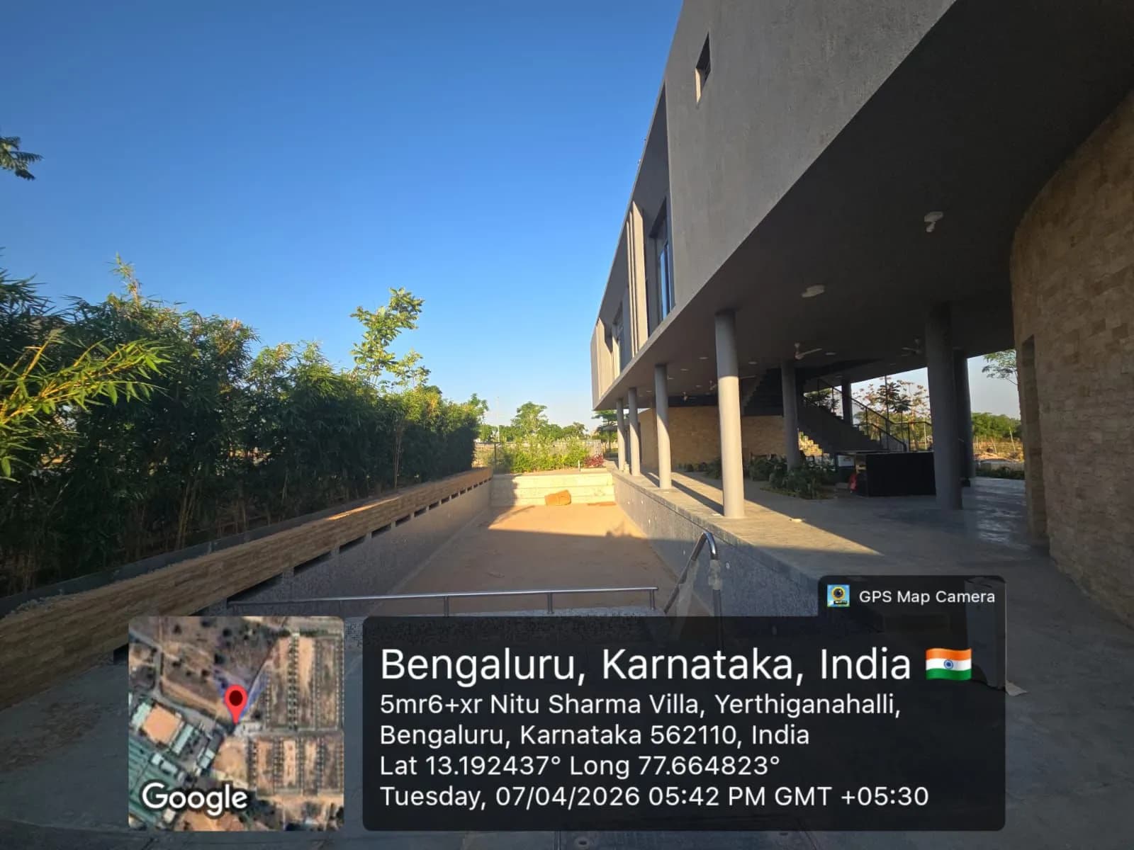 Swaram: Site photo filed with Karnataka RERA