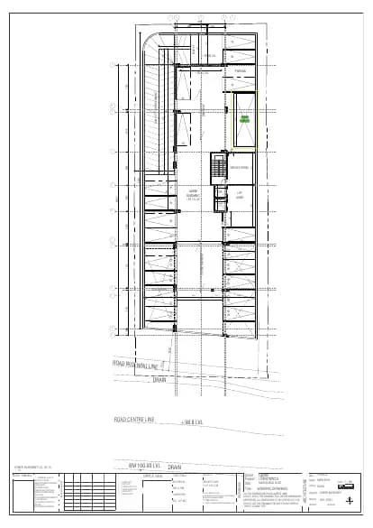 Olde Town by LW: Lower Basement floor plan- STP location (filed with Karnataka RERA)