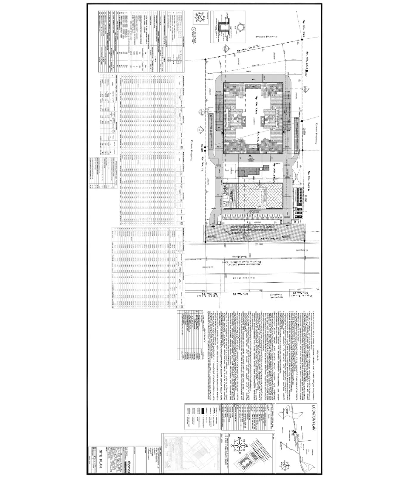 Bren Aspera: Existing Layout Plan (filed with Karnataka RERA)