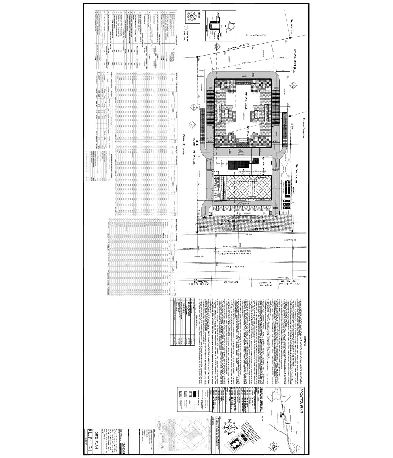 Bren Aspera: Approved Layout Plan (filed with Karnataka RERA)