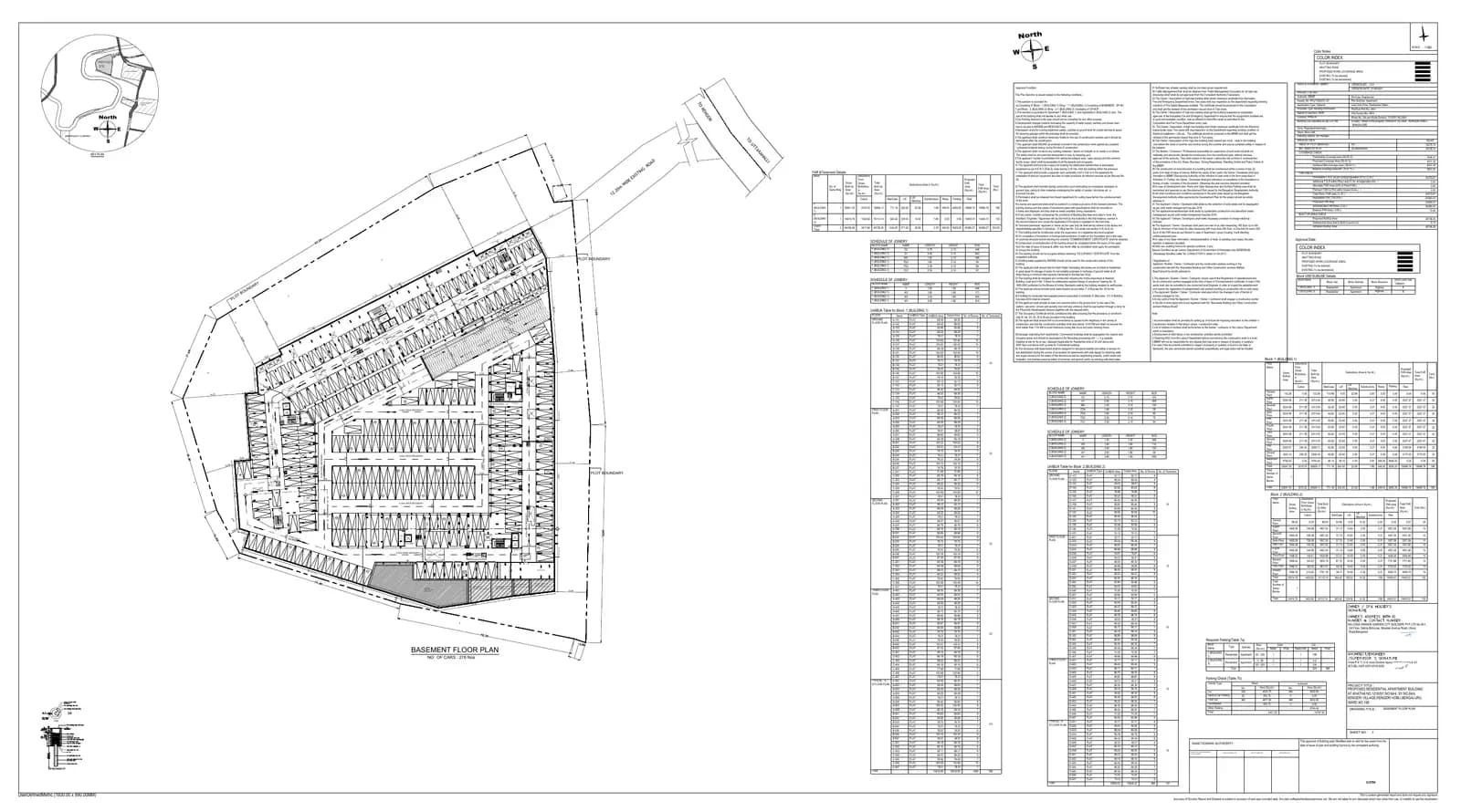 Casagrand Aquene: BASEMENT FLOOR PLAN.pdf (filed with Karnataka RERA)