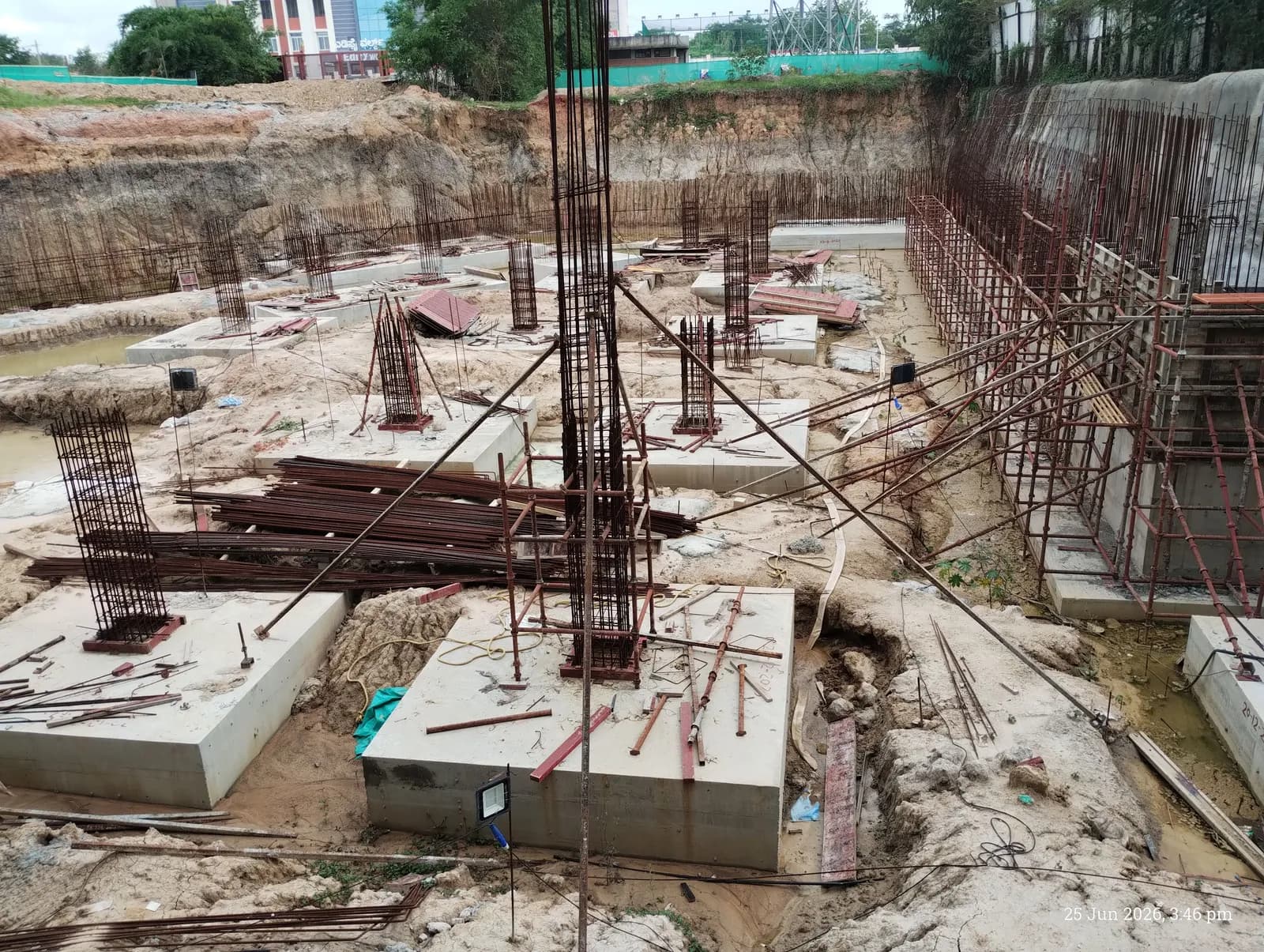 In that Quiet Earth: Site photo filed with Karnataka RERA